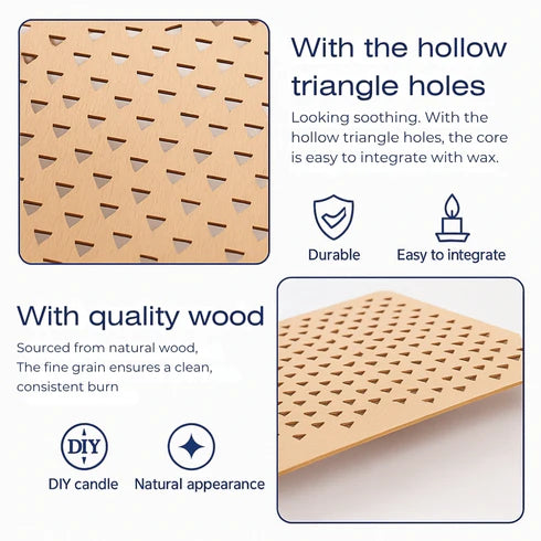 Wooden Candle Wick - LUMEN