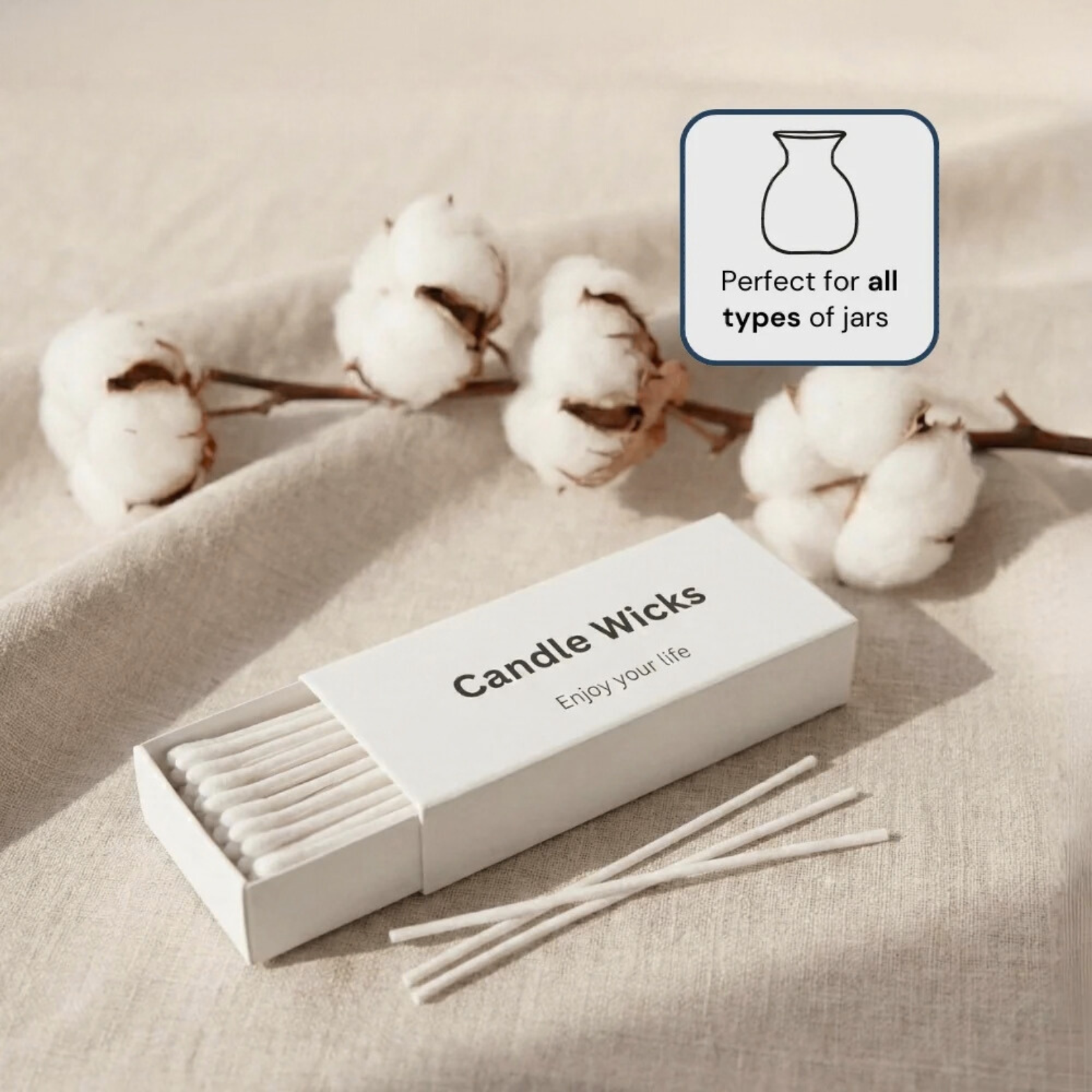Cotton Candle Wick - LUMEN