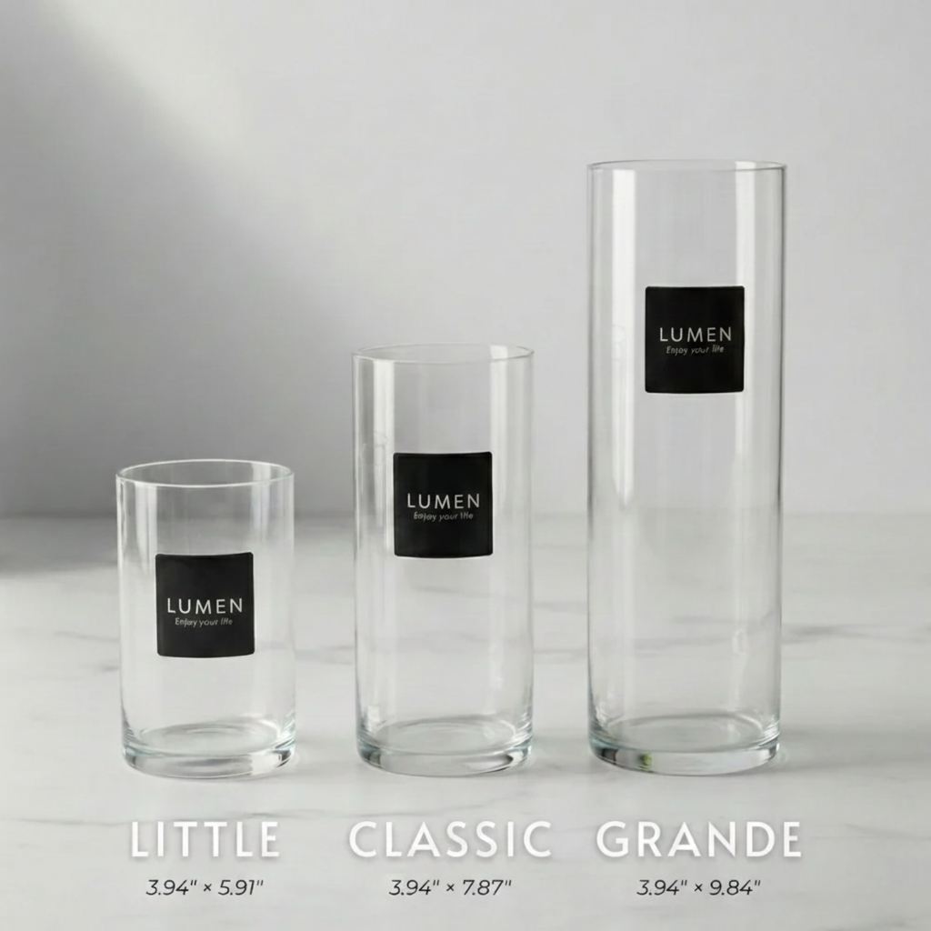 Candle Glass Cylinder - LUMEN