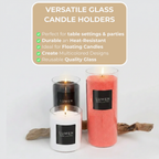 Candle Glass Cylinder - LUMEN