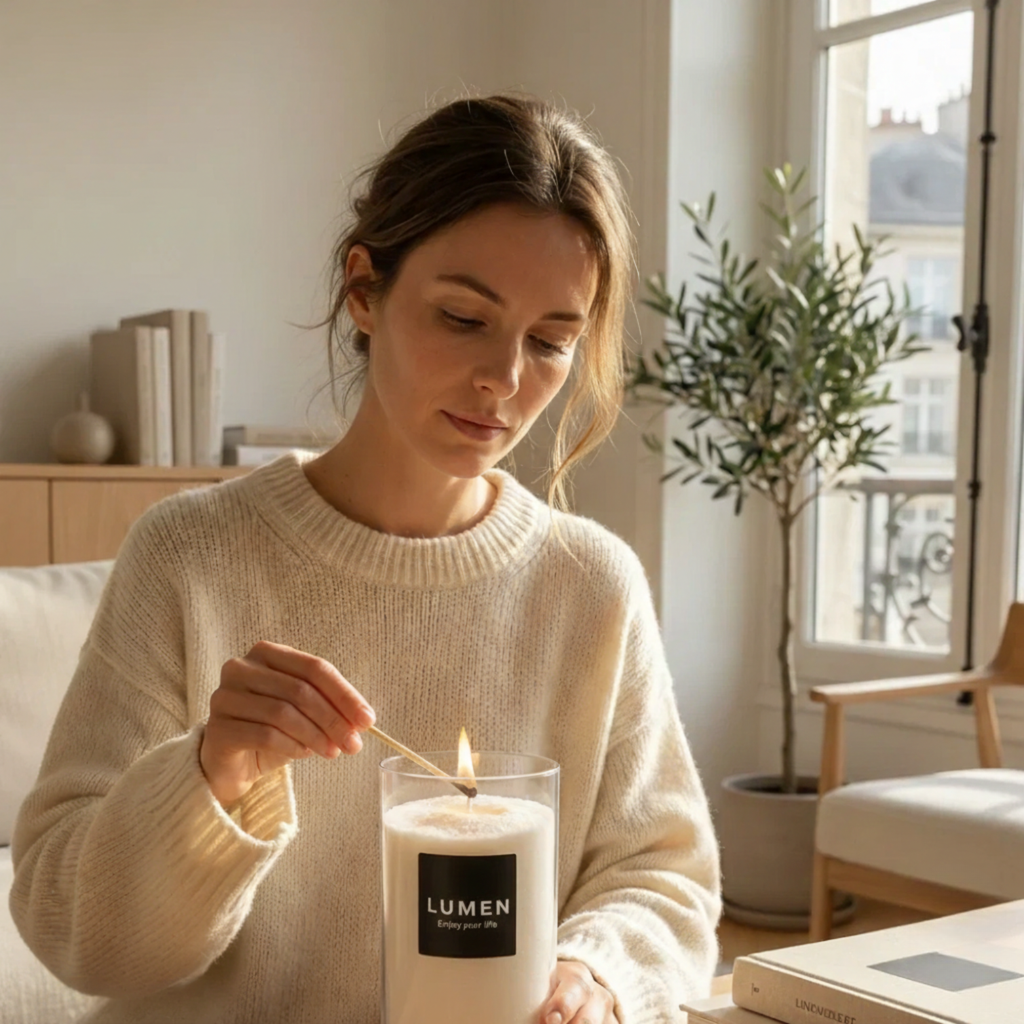 Candle Glass Cylinder - LUMEN