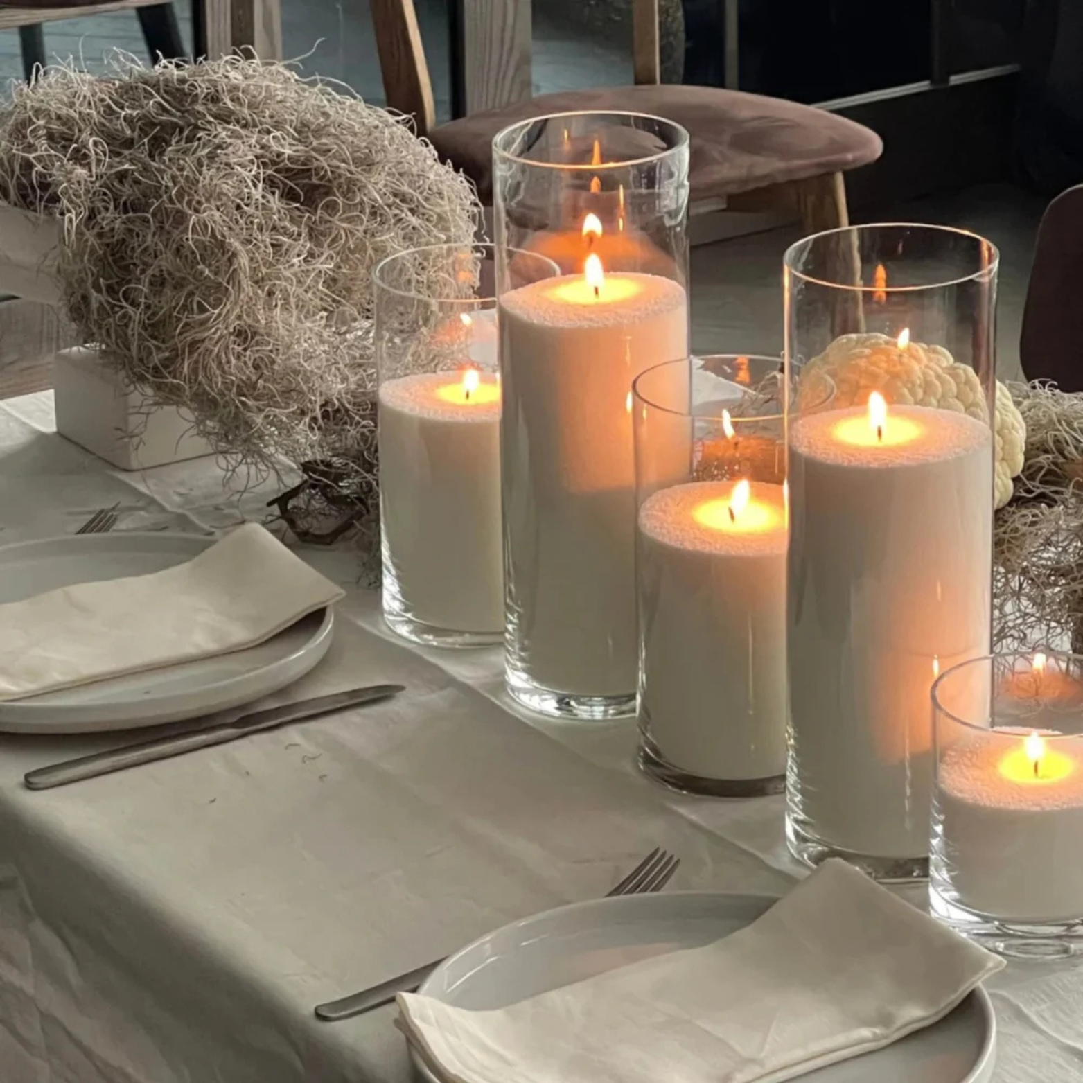 Candle Glass Cylinder - LUMEN