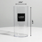 Candle Glass Cylinder - LUMEN