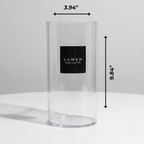 Candle Glass Cylinder - LUMEN