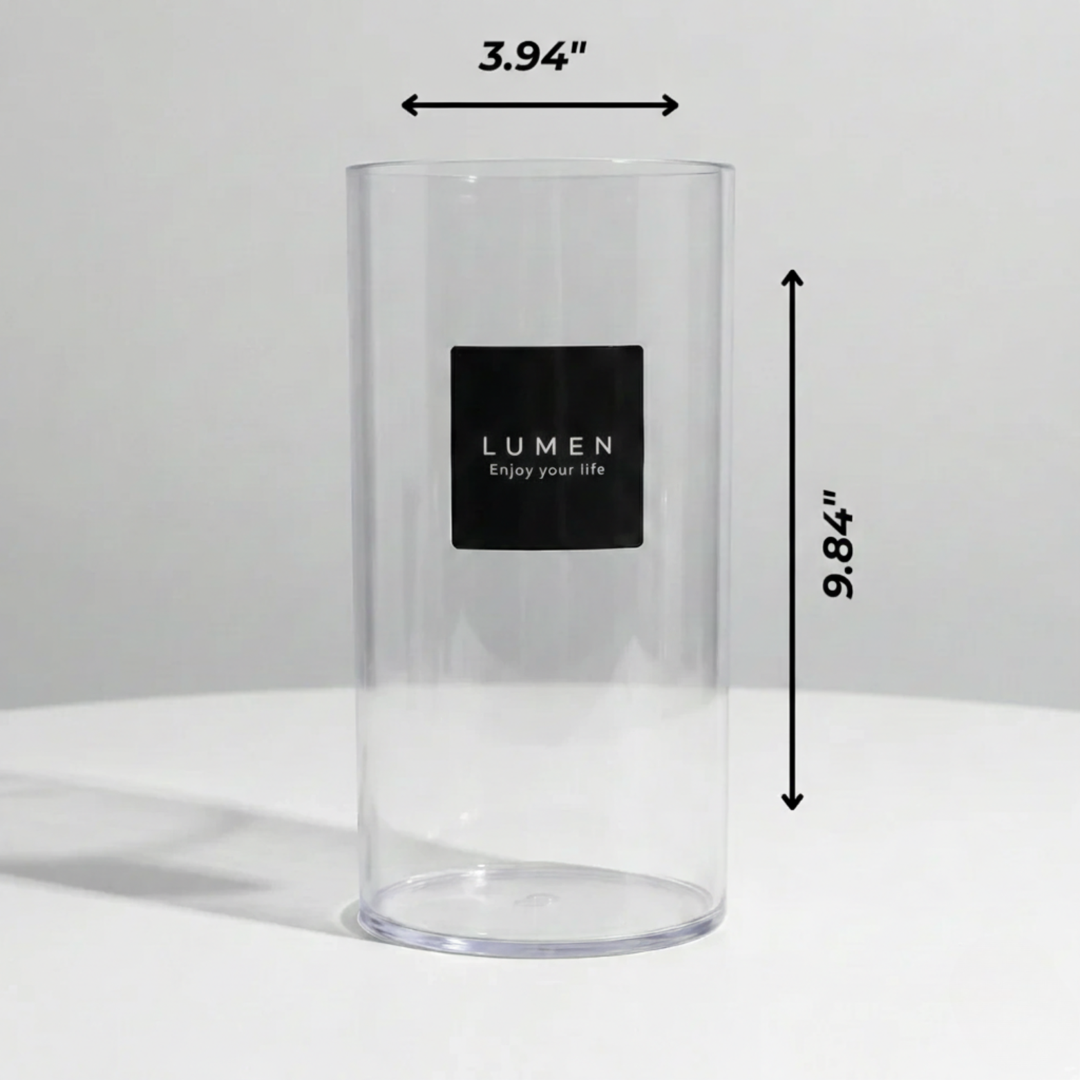 Candle Glass Cylinder - LUMEN