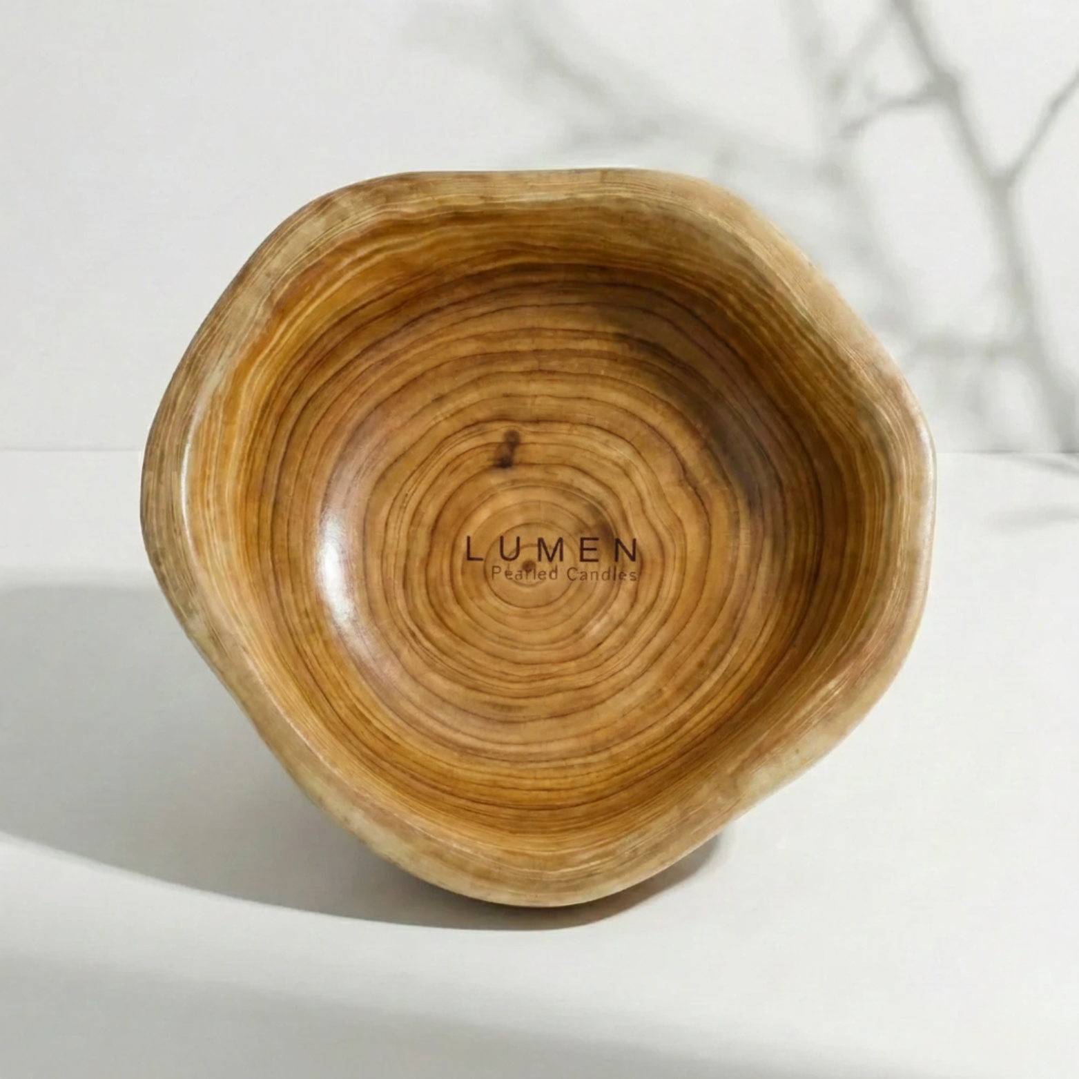 Wooden Candle Vessel - LUMEN