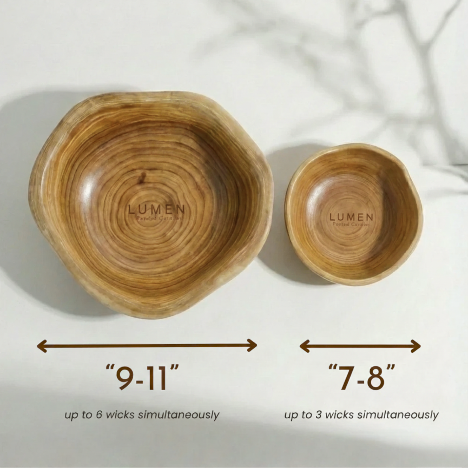 Wooden Candle Vessel - LUMEN